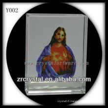 Colourful Print Crystal ReligiousPortrait Y002